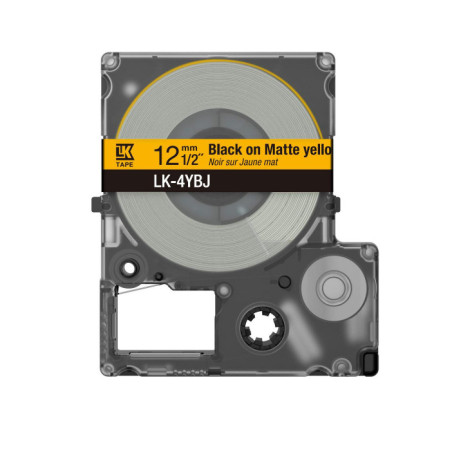 Epson C53S672073 nastro per etichettatrice Nero su giallo