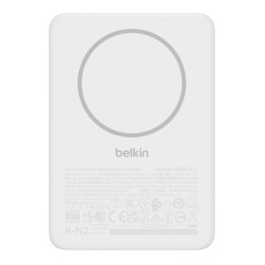 Belkin BPD010hqWH 5000 mAh Carica wireless Bianco