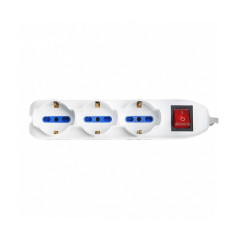 Vultech Multipresa bipasso 9 posti con tasto ON OFF 16A