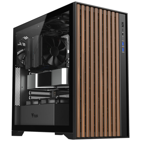 itek WOODY Tower Nero