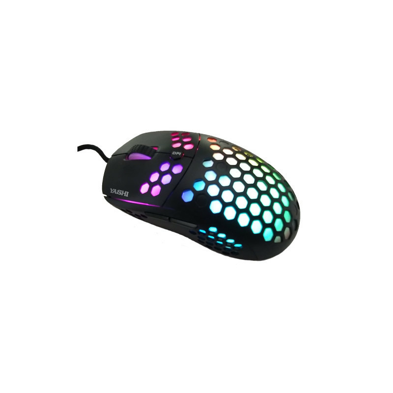 YASHI ACEY100 mouse Gaming Mano destra USB tipo A Ottico 6400 DPI YASHI ACEY100 mouse Gaming Mano destra USB tipo A Ottico 6400 DPI