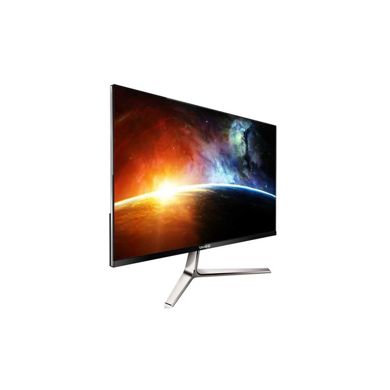 YASHI Pioneer Monitor PC 61 cm (24") 1920 x 1080 Pixel Full HD LED Nero, Argento