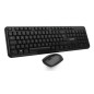 Vultech KM-811W tastiera Mouse incluso Ufficio Wireless a RF + USB QWERTY Italiano Nero Vultech KM-811W tastiera Mouse incluso Ufficio Wireless a RF + USB QWERTY Italiano Nero