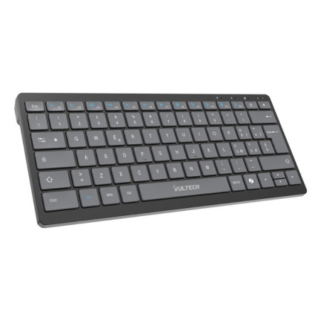Vultech KEY-601WBT tastiera Ufficio USB + RF Wireless + Bluetooth QWERTY Italiano Nero