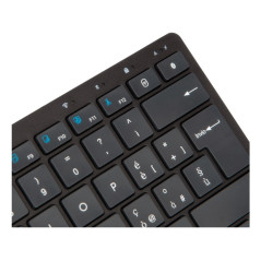 Vultech KEY-601WBT tastiera Ufficio USB + RF Wireless + Bluetooth QWERTY Italiano Nero