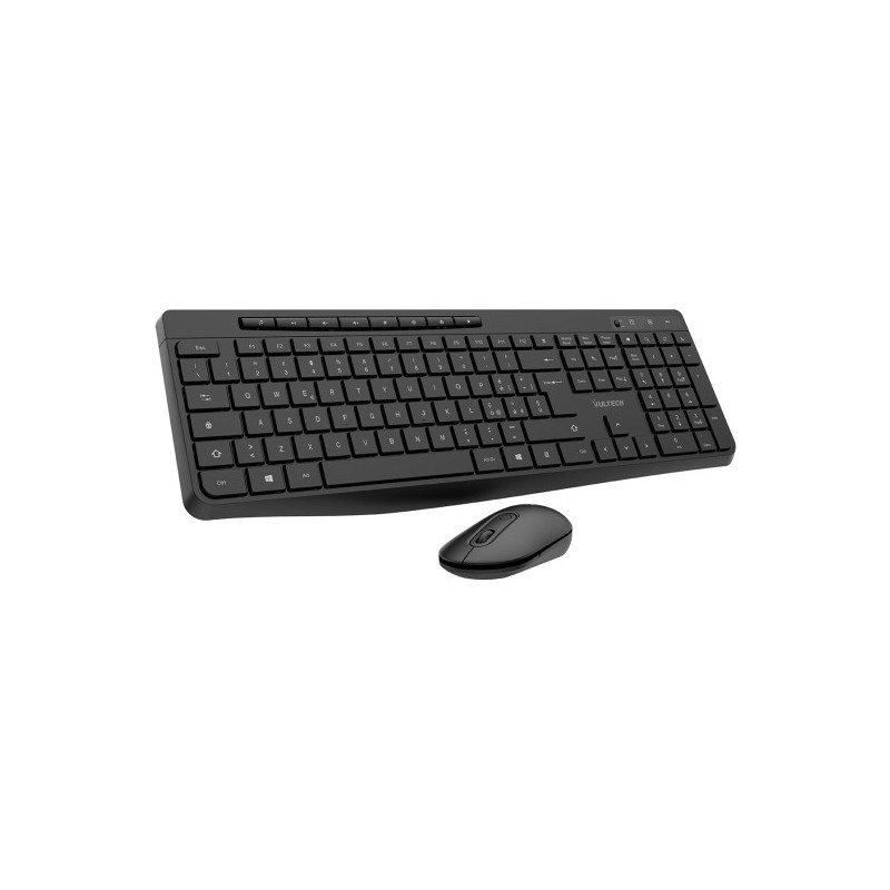 Vultech KM-841W tastiera Mouse incluso Ufficio Wireless a RF + USB QWERTY Italiano Nero Vultech KM-841W tastiera Mouse incluso Ufficio Wireless a RF + USB QWERTY Italiano Nero