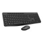 Vultech KM-841W tastiera Mouse incluso Ufficio Wireless a RF + USB QWERTY Italiano Nero Vultech KM-841W tastiera Mouse incluso Ufficio Wireless a RF + USB QWERTY Italiano Nero