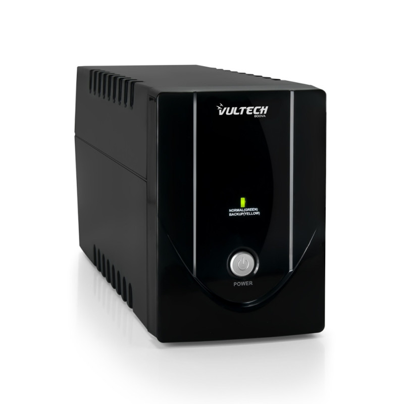 Vultech UPS800VA-LITE gruppo di continuità (UPS) A linea interattiva 0,8 kVA 440 W 2 presa(e) AC Vultech UPS800VA-LITE gruppo di continuità (UPS) A linea interattiva 0,8 kVA 440 W 2 presa(e) AC