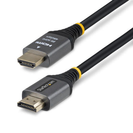 StarTech.com Cavo HDMI Ultra High Speed Certificato da 30 cm, HDMI 2.1, 8K 60Hz / 4K 120Hz, con HDR10+ ed eARC, Larghezza di