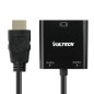 Vultech SN21707 cavo e adattatore video 1 m VGA (D-Sub) HDMI tipo A (Standard) Nero Vultech SN21707 cavo e adattatore video 1 m VGA (D-Sub) HDMI tipo A (Standard) Nero