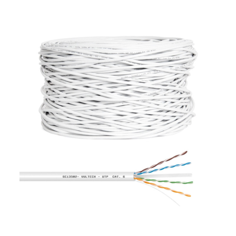 Vultech Matassa Lan 305 MT Cat 6 UTP 23AWG Vultech Matassa Lan 305 MT Cat 6 UTP 23AWG