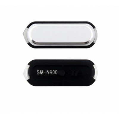 White Middle Button For Samsung Galaxy Note3