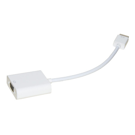 Link Accessori LKADAT10B cavo e adattatore video 0,15 m VGA (D-Sub) HDMI tipo A (Standard) Bianco