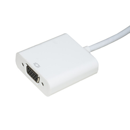 Link Accessori LKADAT10B cavo e adattatore video 0,15 m VGA (D-Sub) HDMI tipo A (Standard) Bianco
