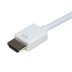 Link Accessori LKADAT10B cavo e adattatore video 0,15 m VGA (D-Sub) HDMI tipo A (Standard) Bianco