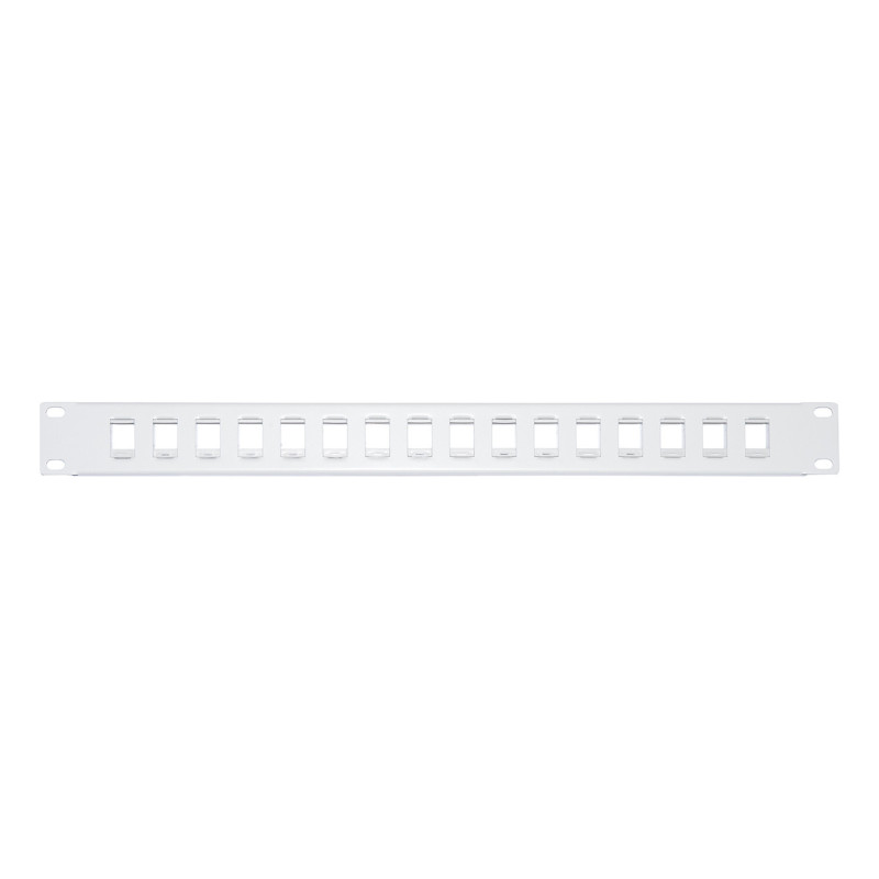 LINK PANNELLO PATCH VUOTO COLORE GRIGIO 16 PORTE LINK PANNELLO PATCH VUOTO COLORE GRIGIO 16 PORTE