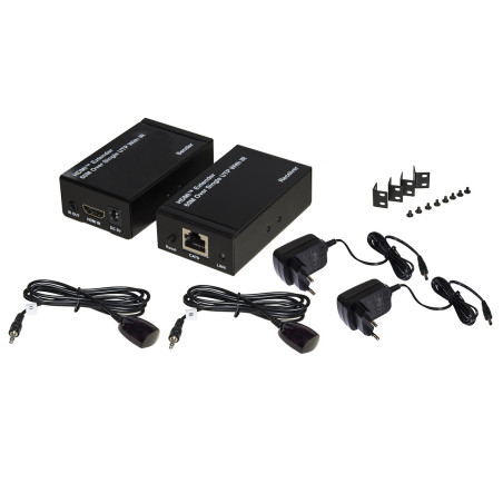 Link Accessori LKEXT16 moltiplicatore AV Trasmettitore e ricevitore AV Nero