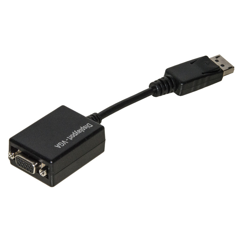 Link Accessori LKADAT19 cavo e adattatore video 0,15 m VGA (D-Sub) DisplayPort Nero Link Accessori LKADAT19 cavo e adattatore video 0,15 m VGA (D-Sub) DisplayPort Nero