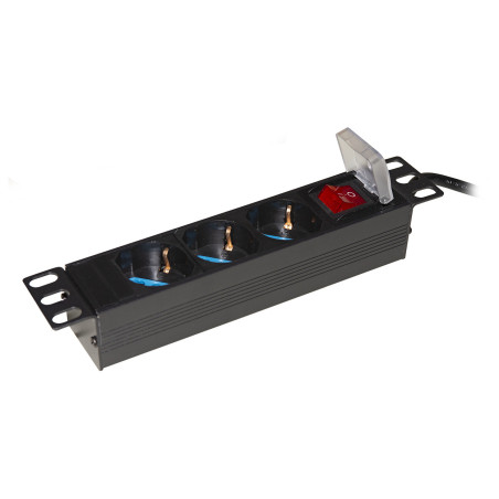 LINK MULTIPRESA 3 PRESE ITA/SCHUKO PER ARMADI 10" CON CAVO SPINA ITALIANA E INTERRUTTORE