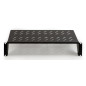 LINK RIPIANO PER ARMADIO 19" 2 UNITA' PROFONDITA' 250 MM. (UNIVERSALE) COLORE NERO LINK RIPIANO PER ARMADIO 19" 2 UNITA' PROFONDITA' 250 MM. (UNIVERSALE) COLORE NERO
