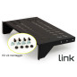 LINK RIPIANO PER ARMADIO 19" 2 UNITA' PROFONDITA' 250 MM. (UNIVERSALE) COLORE NERO LINK RIPIANO PER ARMADIO 19" 2 UNITA' PROFONDITA' 250 MM. (UNIVERSALE) COLORE NERO