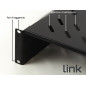 LINK RIPIANO PER ARMADIO 19" 2 UNITA' PROFONDITA' 250 MM. (UNIVERSALE) COLORE NERO LINK RIPIANO PER ARMADIO 19" 2 UNITA' PROFONDITA' 250 MM. (UNIVERSALE) COLORE NERO