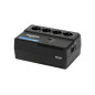 Vultech UPS700VA-XS - Gruppo di continuità 700VA 4x Bipasso/Schuko + 2x USB