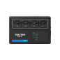 Vultech UPS700VA-XS - Gruppo di continuità 700VA 4x Bipasso/Schuko + 2x USB