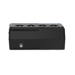 Vultech UPS700VA-XS - Gruppo di continuità 700VA 4x Bipasso Schuko + 2x USB