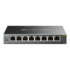TP-Link TL-SG108E switch di rete Gestito L2 Gigabit Ethernet (10 100 1000) Nero