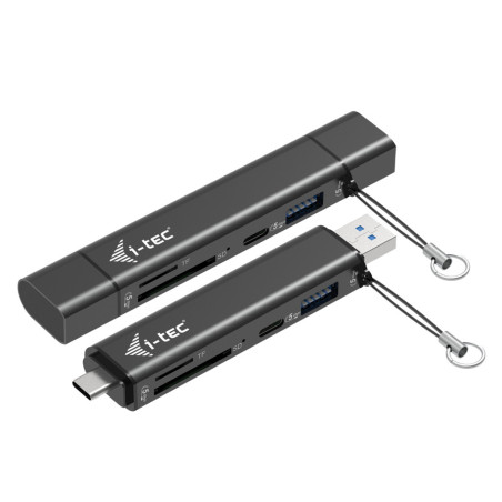i-tec USB-C USB-A Dongle SD, TF and 2x USB (1x USB-A, 1x USB-C)