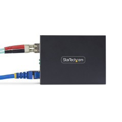 StarTech.com MCM1110SMLC20 convertitore multimediale di rete 2000 Mbit s 1310 nm Modalità singola Nero
