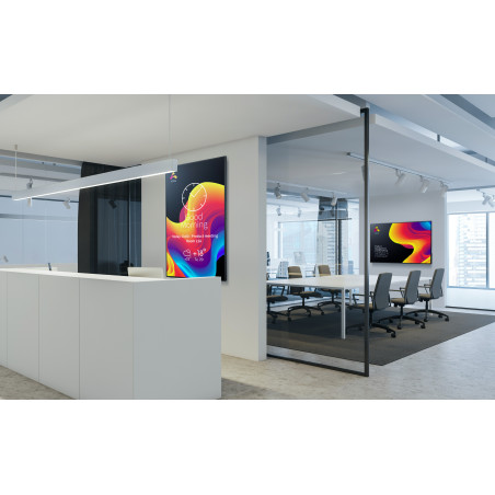 Sharp PN-ME752 Pannello piatto per segnaletica digitale 190,5 cm (75") LED 450 cd/m² 4K Ultra HD Nero Android