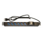 Tecnoware FRA18040 unità di distribuzione dell'energia (PDU) 6 presa(e) AC 1U Nero Tecnoware FRA18040 unità di distribuzione dell'energia (PDU) 6 presa(e) AC 1U Nero