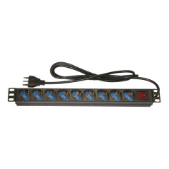 Tecnoware FRA18042 unità di distribuzione dell'energia (PDU) 9 presa(e) AC 1U Nero