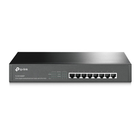 TP-Link TL-SG1008MP switch di rete Non gestito Gigabit Ethernet (10 100 1000) Supporto Power over Ethernet (PoE) Nero