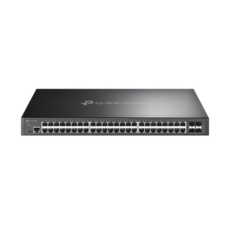 TP-Link Omada SG3452X switch di rete Gestito L2+ Gigabit Ethernet (10/100/1000) 1U Nero TP-Link Omada SG3452X switch di rete Gestito L2+ Gigabit Ethernet (10/100/1000) 1U Nero