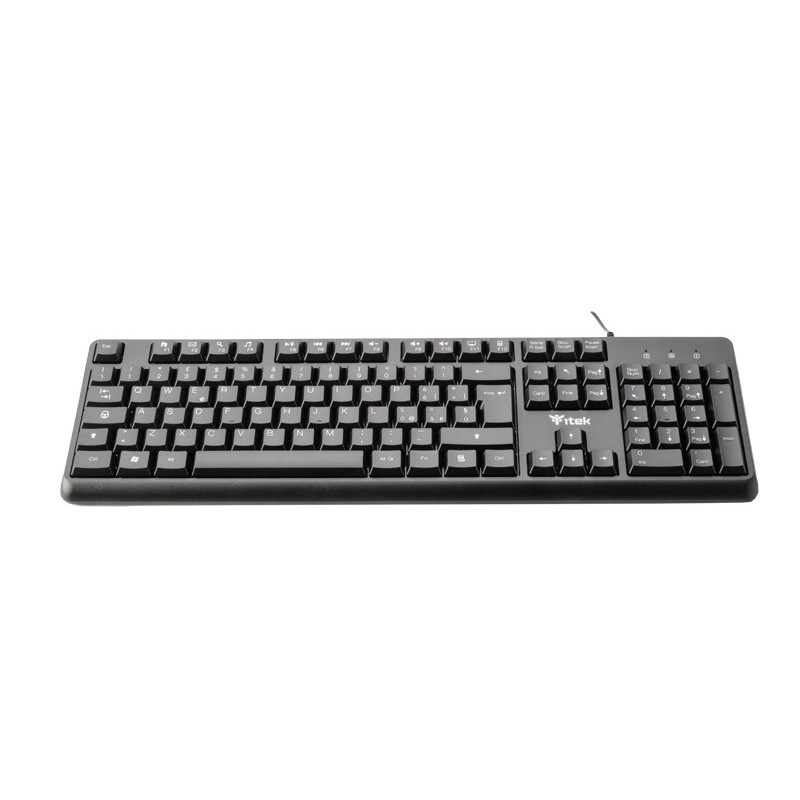itek DGT C01 tastiera Universale USB QWERTY Inglese, Italiano Nero itek DGT C01 tastiera Universale USB QWERTY Inglese, Italiano Nero