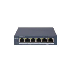 Hikvision DS-3E1506P-EI switch di rete Gestito Gigabit Ethernet (10 100 1000) Supporto Power over Ethernet (PoE) Grigio