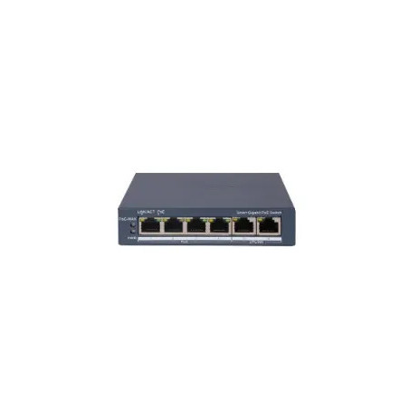 Hikvision DS-3E1506P-EI switch di rete Gestito Gigabit Ethernet (10 100 1000) Supporto Power over Ethernet (PoE) Grigio