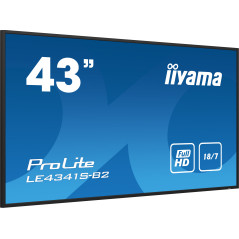 iiyama PROLITE LE4341S-B2 Pannello piatto per segnaletica digitale 108 cm (42.5") LCD 350 cd m² Full HD Nero 18 7