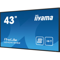 iiyama PROLITE LE4341S-B2 Pannello piatto per segnaletica digitale 108 cm (42.5") LCD 350 cd m² Full HD Nero 18 7