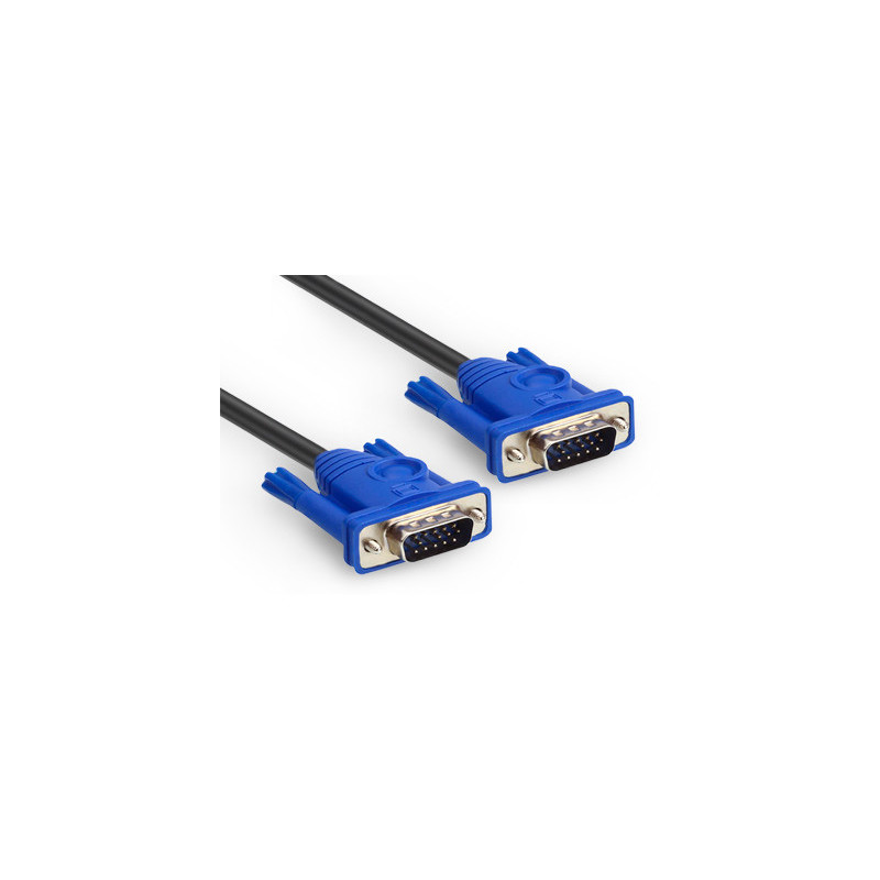Hamlet XVCVGA180 cavo VGA 1,8 m VGA (D-Sub) Nero, Blu Hamlet XVCVGA180 cavo VGA 1,8 m VGA (D-Sub) Nero, Blu