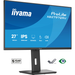 iiyama ProLite XB2797QSU-B1 Monitor PC 68,6 cm (27") 2560 x 1440 Pixel Quad HD LED Nero