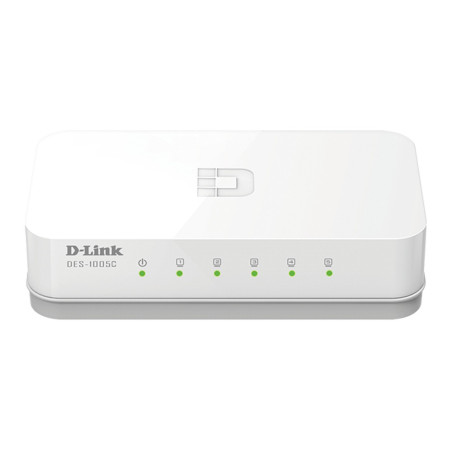 D-Link ES-1005C E Non gestito Fast Ethernet (10 100) Desktop Bianco