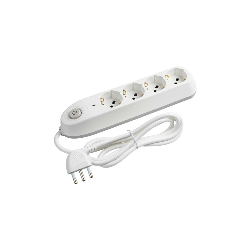 bticino Poker prolunghe e multiple 1,5 m 4 presa(e) AC Interno Bianco bticino Poker prolunghe e multiple 1,5 m 4 presa(e) AC Interno Bianco