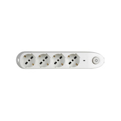 bticino Poker prolunghe e multiple 1,5 m 4 presa(e) AC Interno Bianco