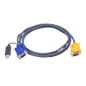 ATEN Cavo KVM USB con SPHD 3 in 1 e convertitore PS/2 a USB integrato – 1,8 m ATEN Cavo KVM USB con SPHD 3 in 1 e convertitore PS/2 a USB integrato – 1,8 m