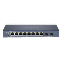 Hikvision DS-3E1510P-SI switch di rete Gestito L2 Gigabit Ethernet (10 100 1000) Supporto Power over Ethernet (PoE) Nero