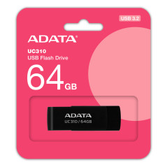 ADATA UC310 unità flash USB 64 GB USB tipo A 3.2 Gen 1 (3.1 Gen 1) Nero